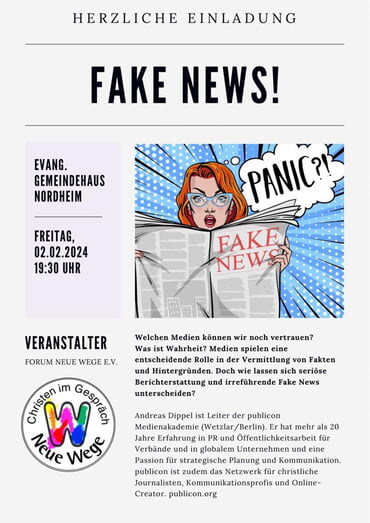 Vortrag über FakeNews und Social Media am 2.2.2024