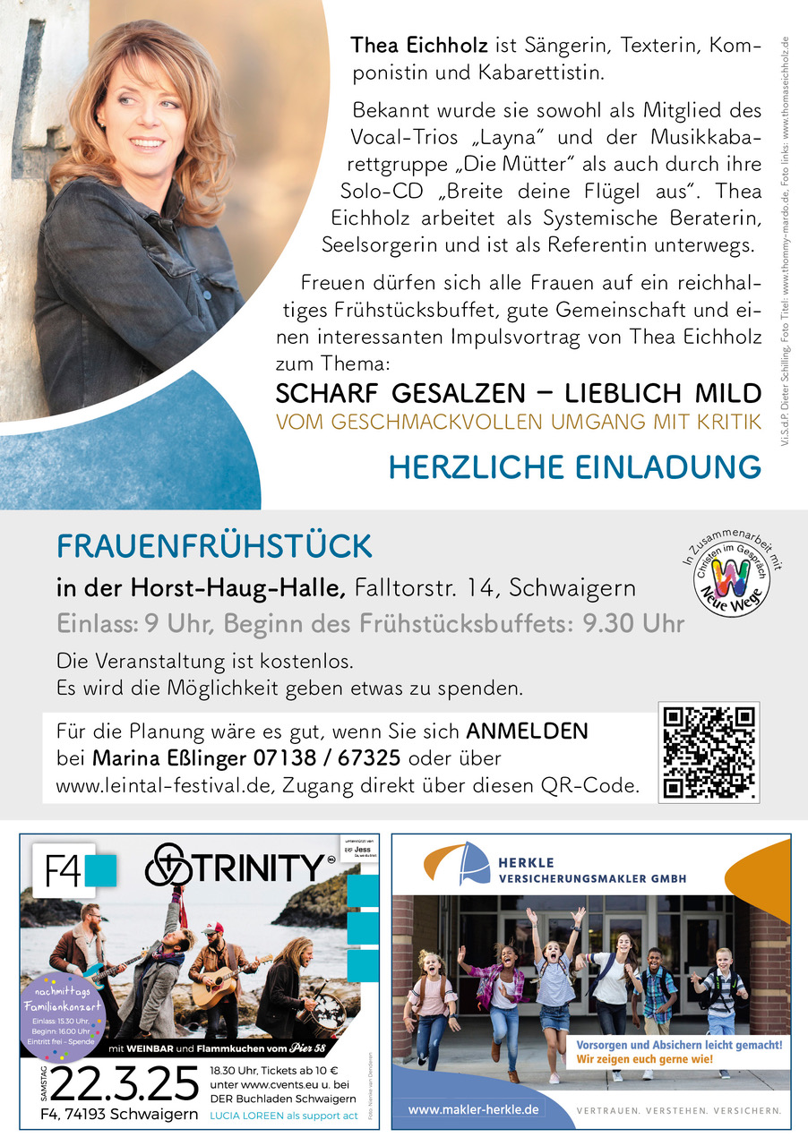 Frauenfrühstück am 22.2.2025 in Schwaigern